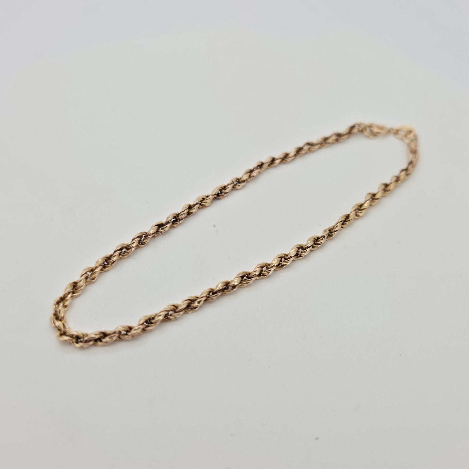 Gouden 14k 585 Rope Armband 21cm 2,30g, Ophalen of Verzenden, Zo goed als nieuw, Goud, Goud