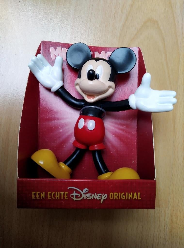 Nieuw 4 beweegbare disney figuren, Verzamelen, Disney, Ophalen of Verzenden, Mickey Mouse, Nieuw, Beeldje of Figuurtje