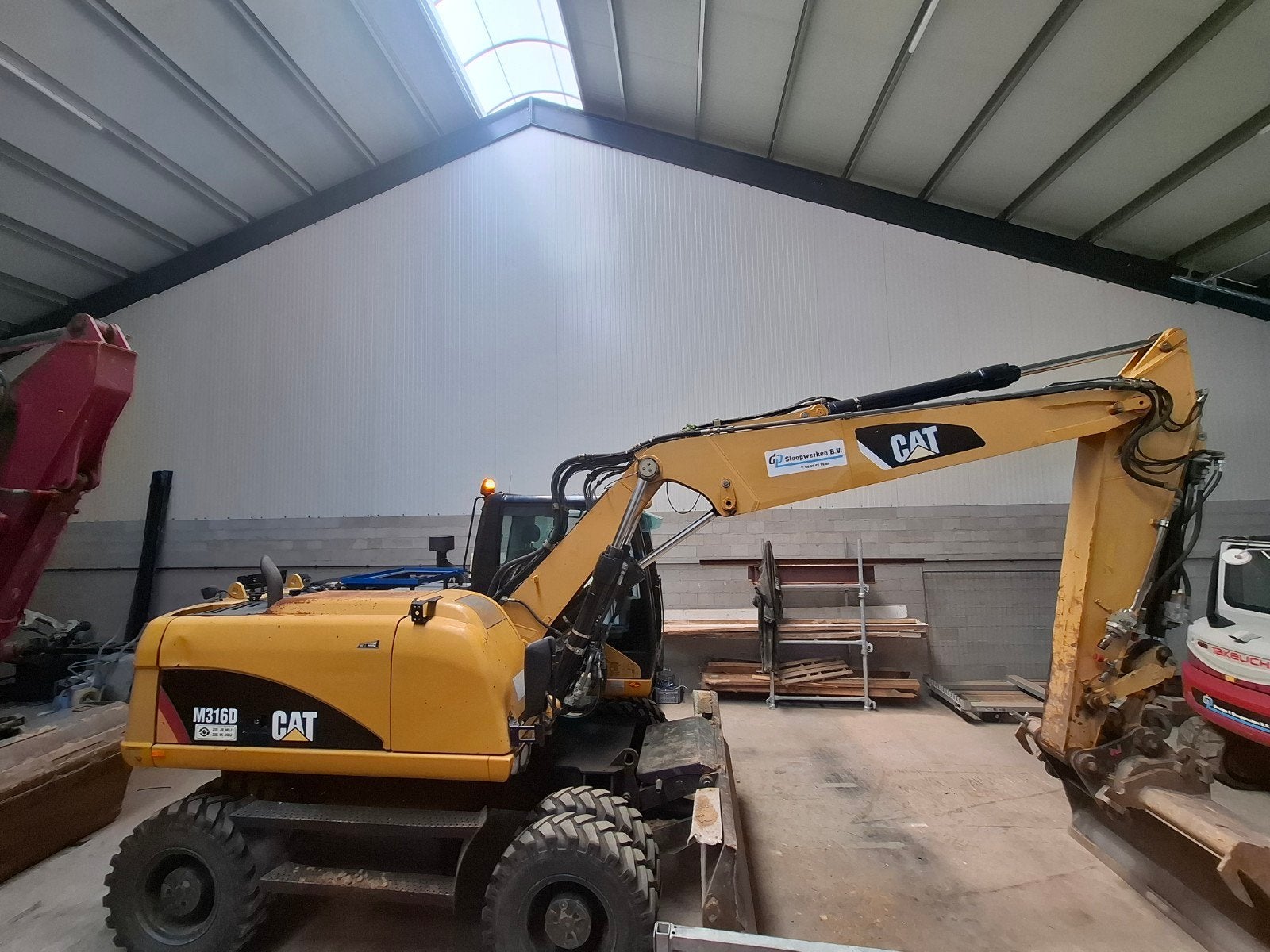 Caterpillar M316D Mobiele Graafmachine - Goed Onderhouden, Ophalen, Graafmachine