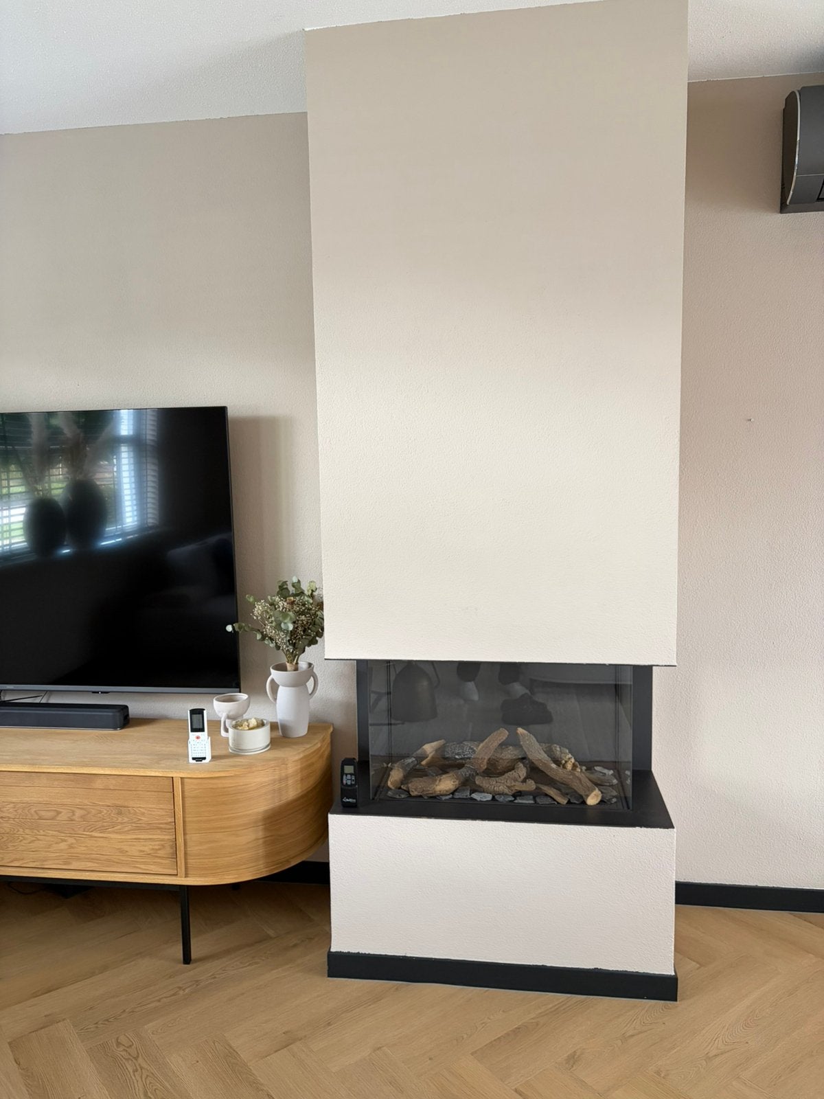 Bellfires View Bell Small 3 3-zijdige gashaard compleet, Ophalen, Zo goed als nieuw, Inbouwhaard, Gashaard