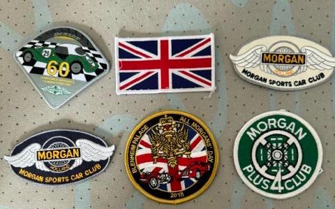Morgan car patches, Verzamelen, Ophalen of Verzenden, Nieuw, Auto's