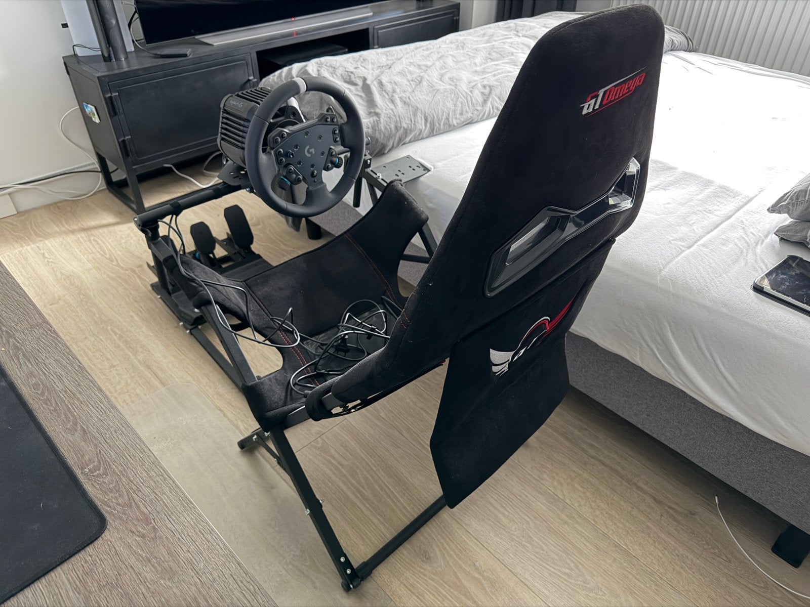 Complete playseat set NIEUW (€1100+) met logitech apparatuur, Spelcomputers en Games, Spelcomputers | Overige Accessoires, Zo goed als nieuw