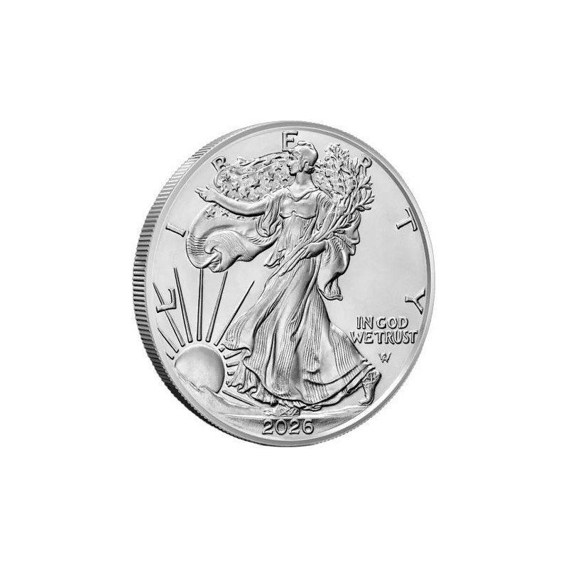 USA Silver eagle zilver 2026 1 ounce tube 20 munten, Ophalen of Verzenden, Zilver