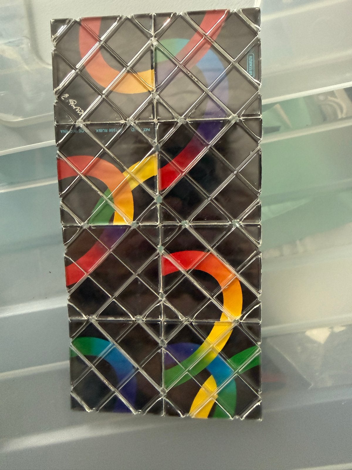 Rubik's Puzzel - origineel uit 1986, Ophalen of Verzenden, Gebruikt