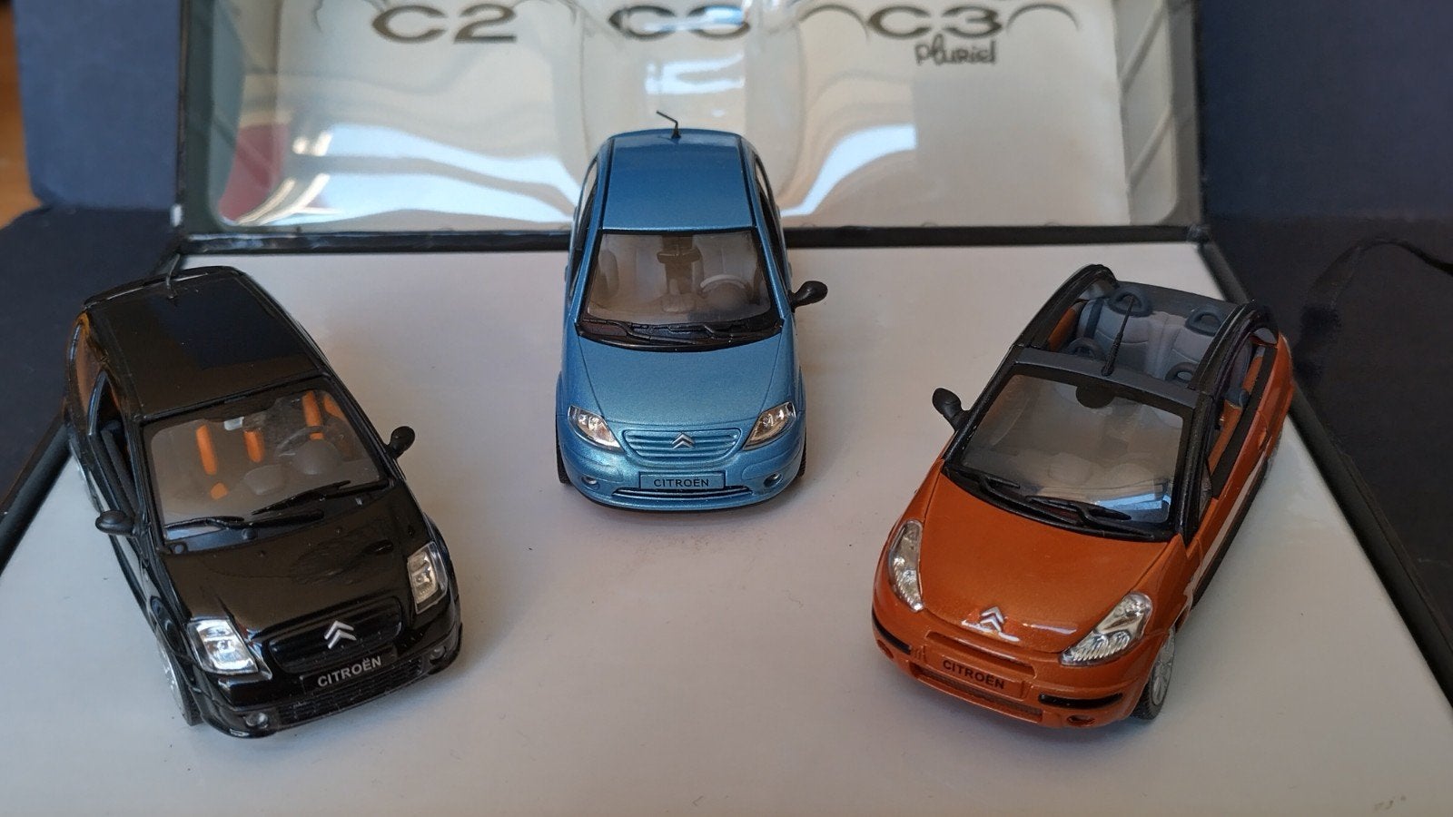 Citroen C2 C3 C3 Pluriel 1:43 Luxe set Norev Pol, Auto, Verzenden, ., Norev
