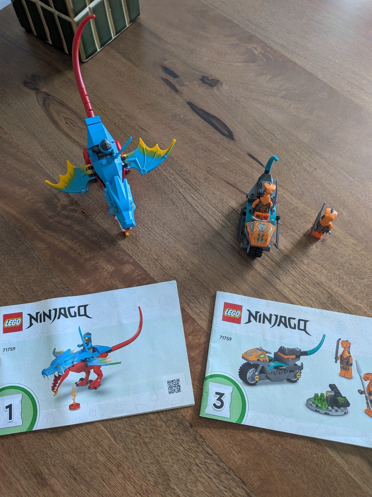 LEGO Ninjago 71759 - 3 figuren - Jay's Draak + Slangen Motor, Kinderen en Baby's, Speelgoed | Duplo en Lego, Lego, Ophalen of Verzenden