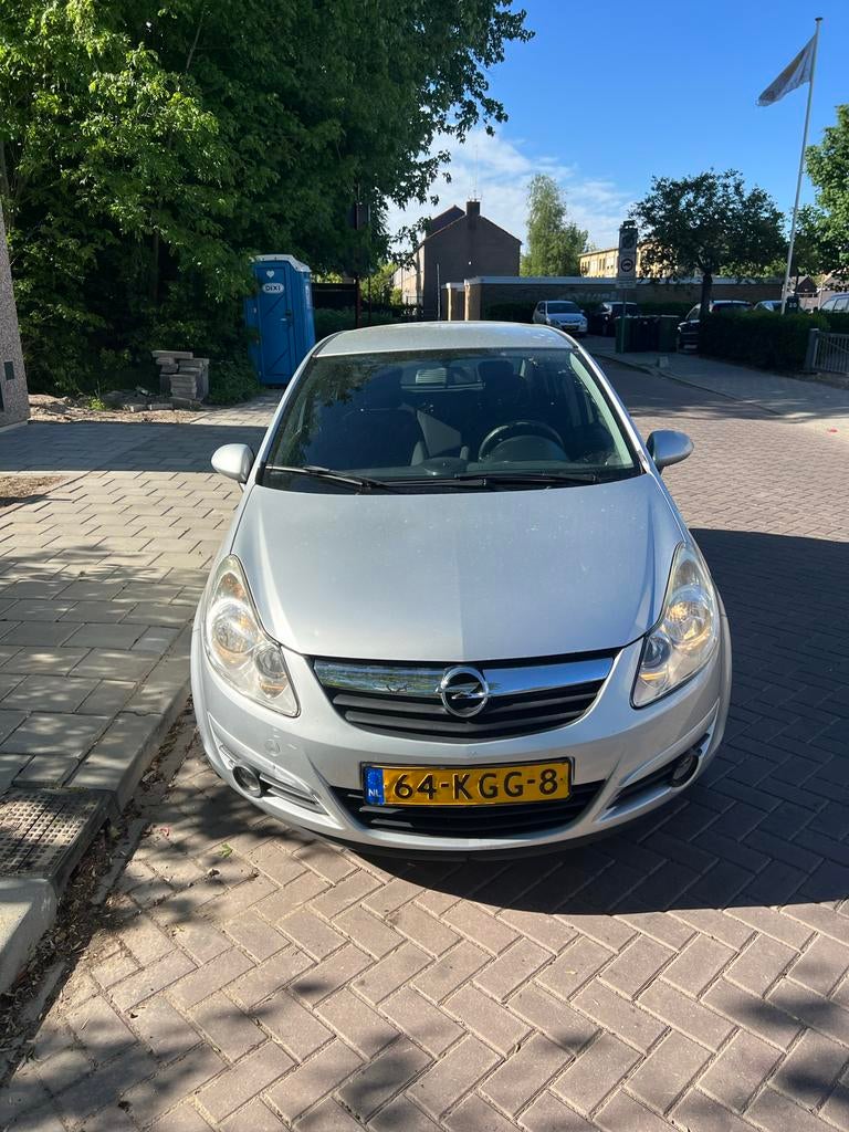 Opel Corsa 1.2 16V 5D 2009 Grijs, Auto's, Opel, Corsa, Benzine, B, Hatchback, Handgeschakeld, Origineel Nederlands, Zilver of Grijs