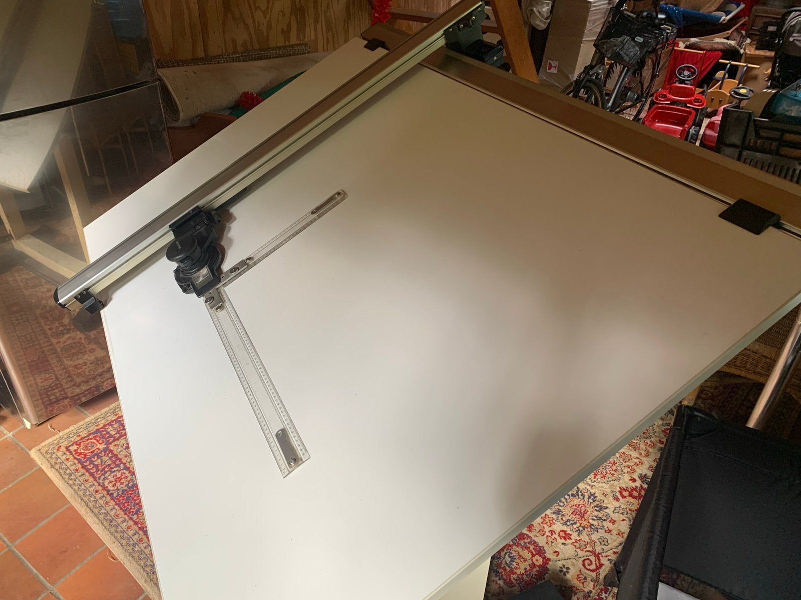 Tekentafel 150x100 cm met Mutoh tekensysteem, Ophalen of Verzenden, Gebruikt, 150 tot 170 cm
