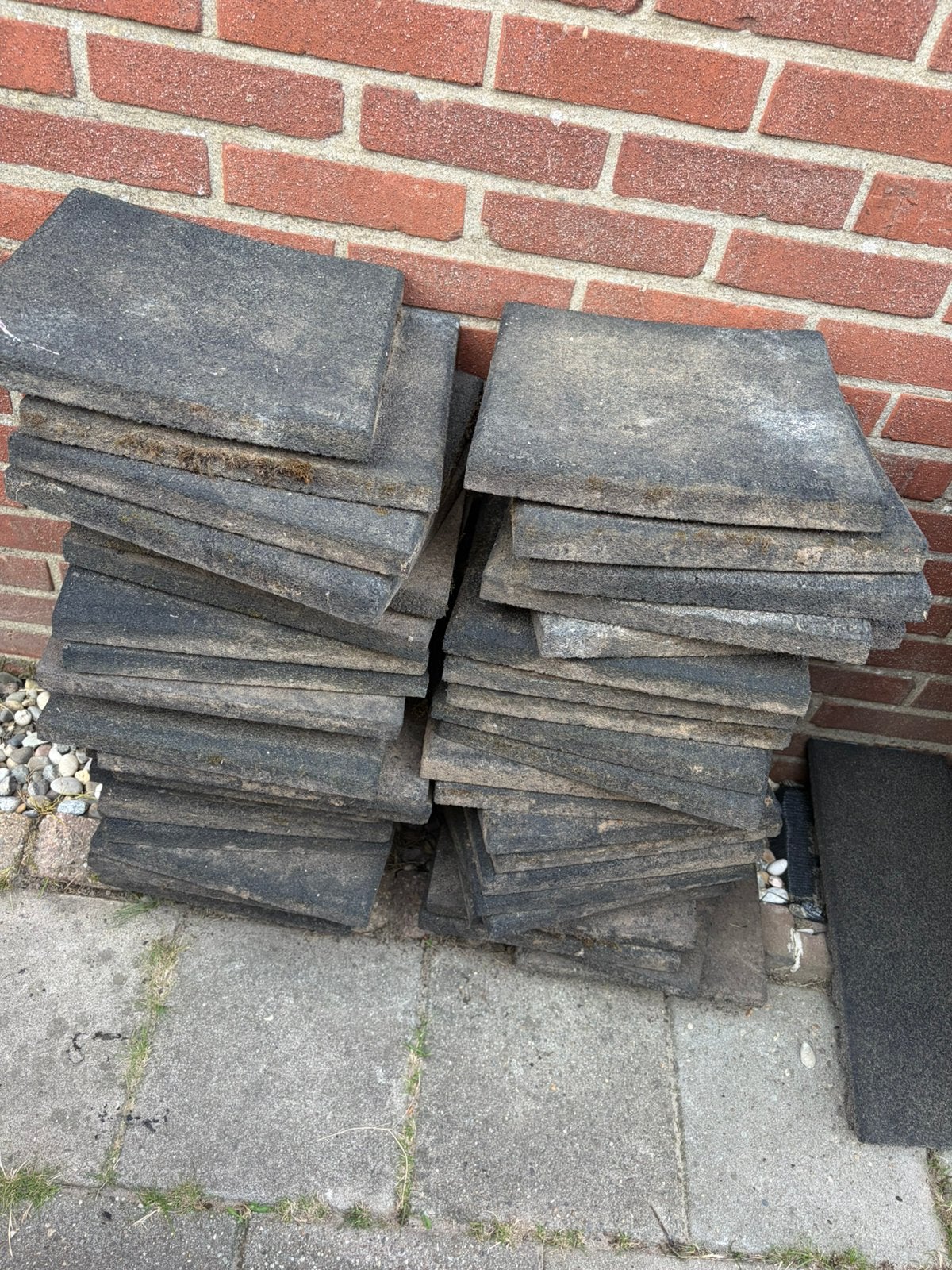 Rubberen tegels, Ophalen, Zo goed als nieuw, Rubber, Overige typen