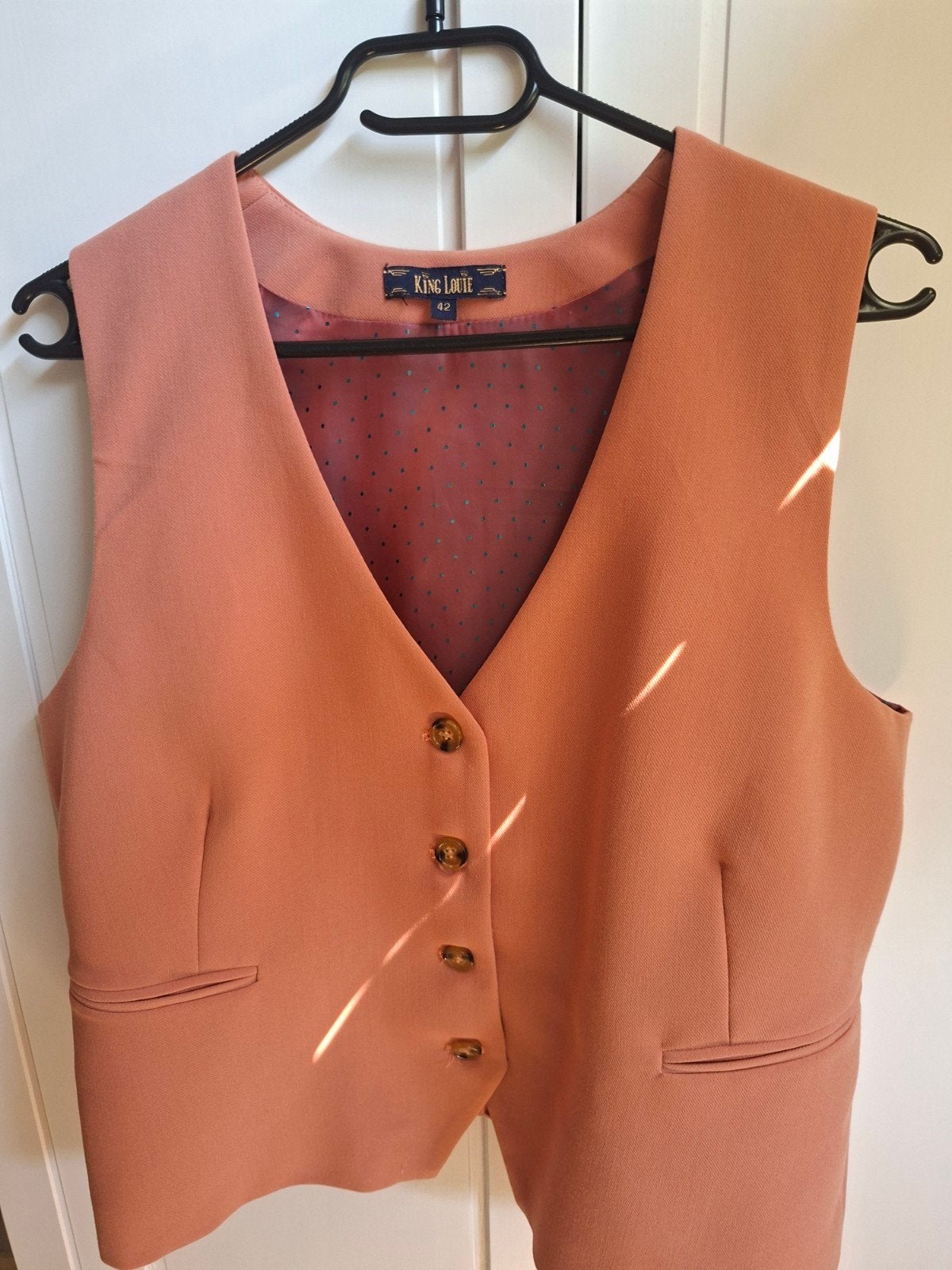 King louie gilet giletje maat 42, Kleding | Dames, Overige kleuren, Maat 42/44 (L), Ophalen of Verzenden, Zo goed als nieuw