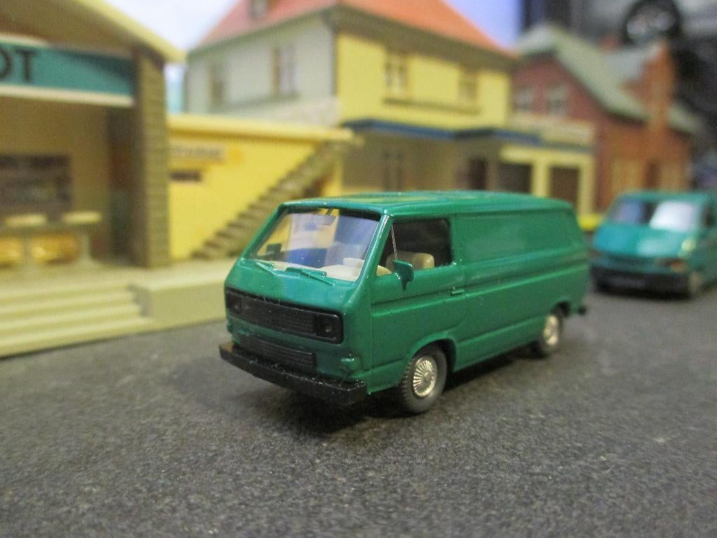 Volkswagen T3 Transporter - Wiking 290 Patinagrün in OVP, Ophalen of Verzenden, Nieuw, Bus of Vrachtwagen, Wiking