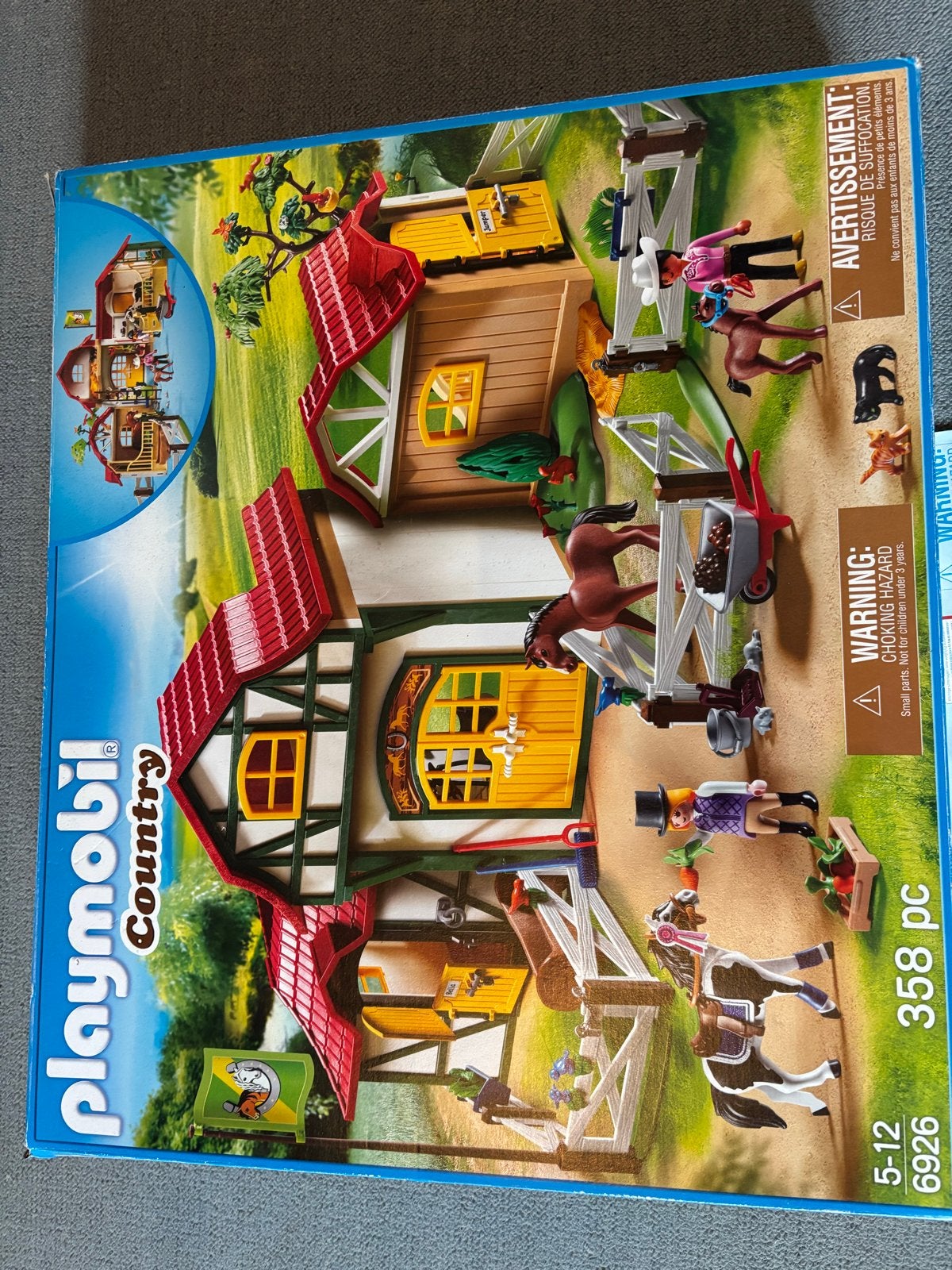 Playmobil Country Paardenmanege 6926 (358 stuks), Ophalen of Verzenden, Gebruikt, Jongen of Meisje