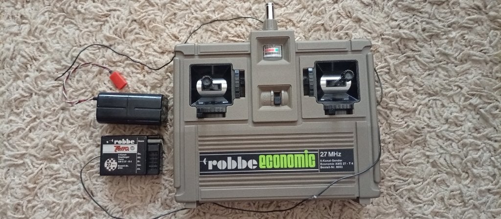 Robbe Economic 27 MHz afstandsbediening met Robbe Terra, Ophalen of Verzenden, Gebruikt