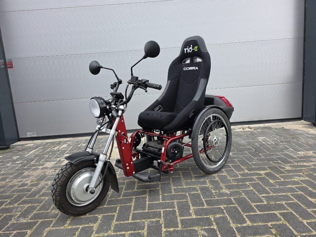 Rid-E scootmobiel rolstoel trike, Zo goed als nieuw, 16 km/u of meer, 46 km of meer, Ophalen