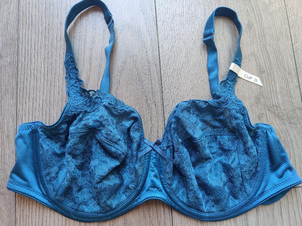 felina kanten zee groen/blauw bh maat 80D twv 89 euro nieuw, Ophalen of Verzenden, Blauw, BH