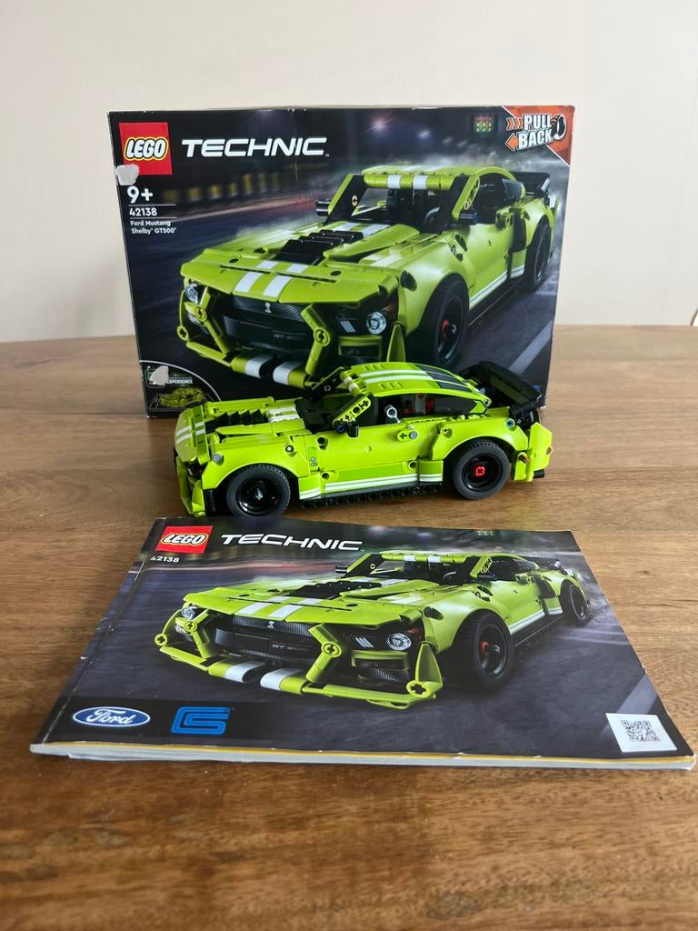 Lego Technic Ford Mustang Shelby GT500 42138, Lego, Ophalen of Verzenden, Zo goed als nieuw, Technic