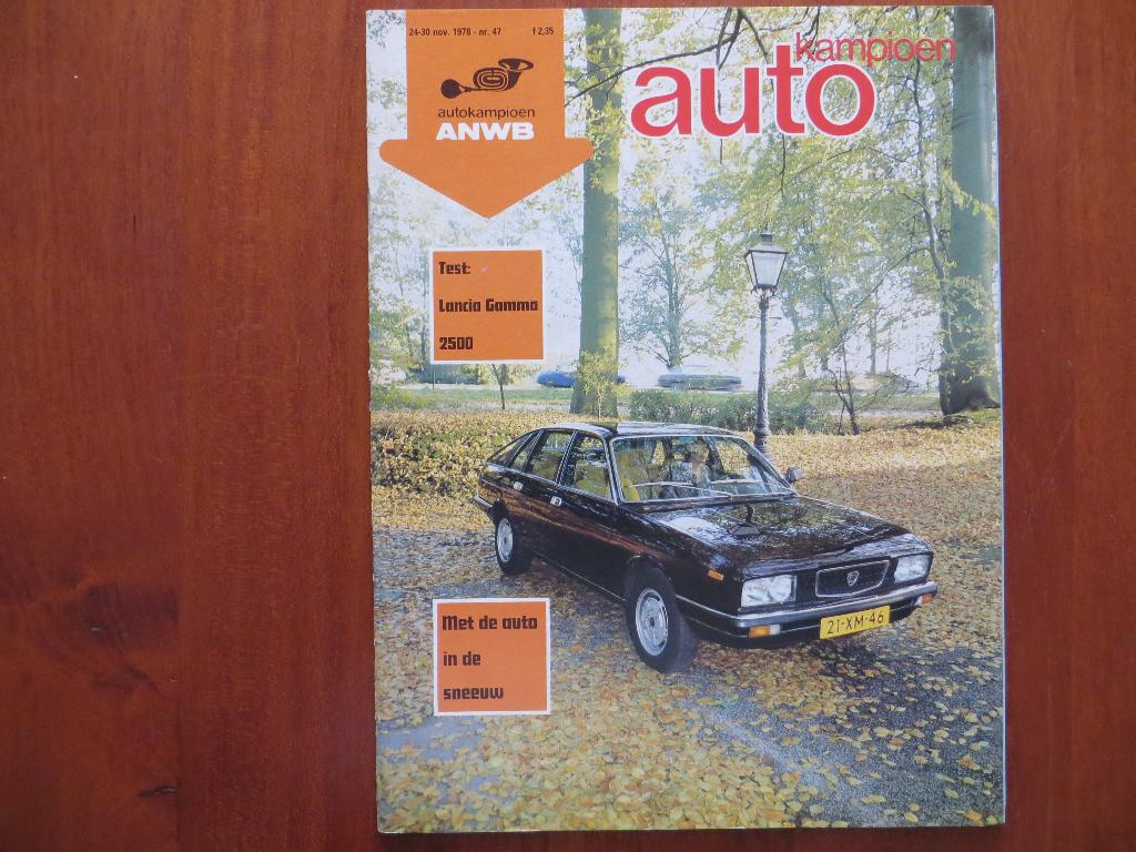 Autokampioen 47 1978 Lancia Gamma 2500, Renault 14 TS, Ophalen of Verzenden, Nieuw, Renault