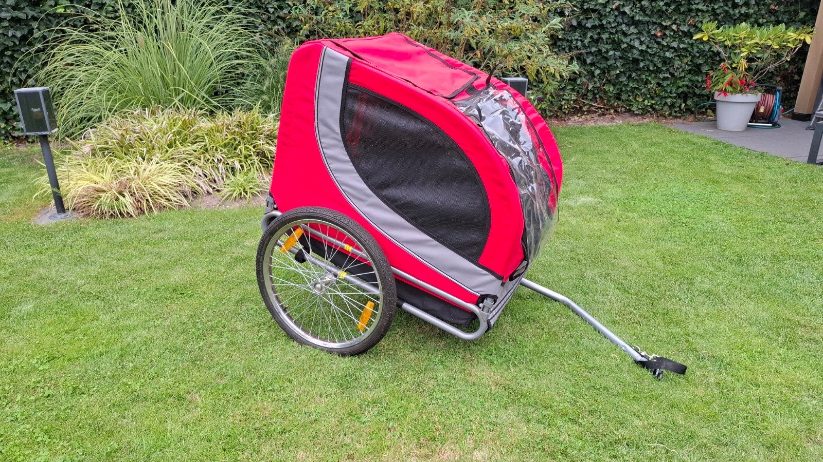 fietskar hond, Ophalen, Hondenkar
