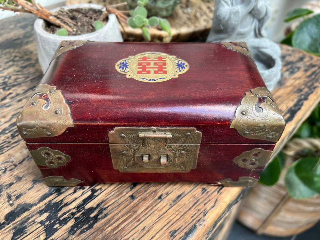 chinees sieraden juwelenkist doos box chinese sieradenkist, Ophalen of Verzenden