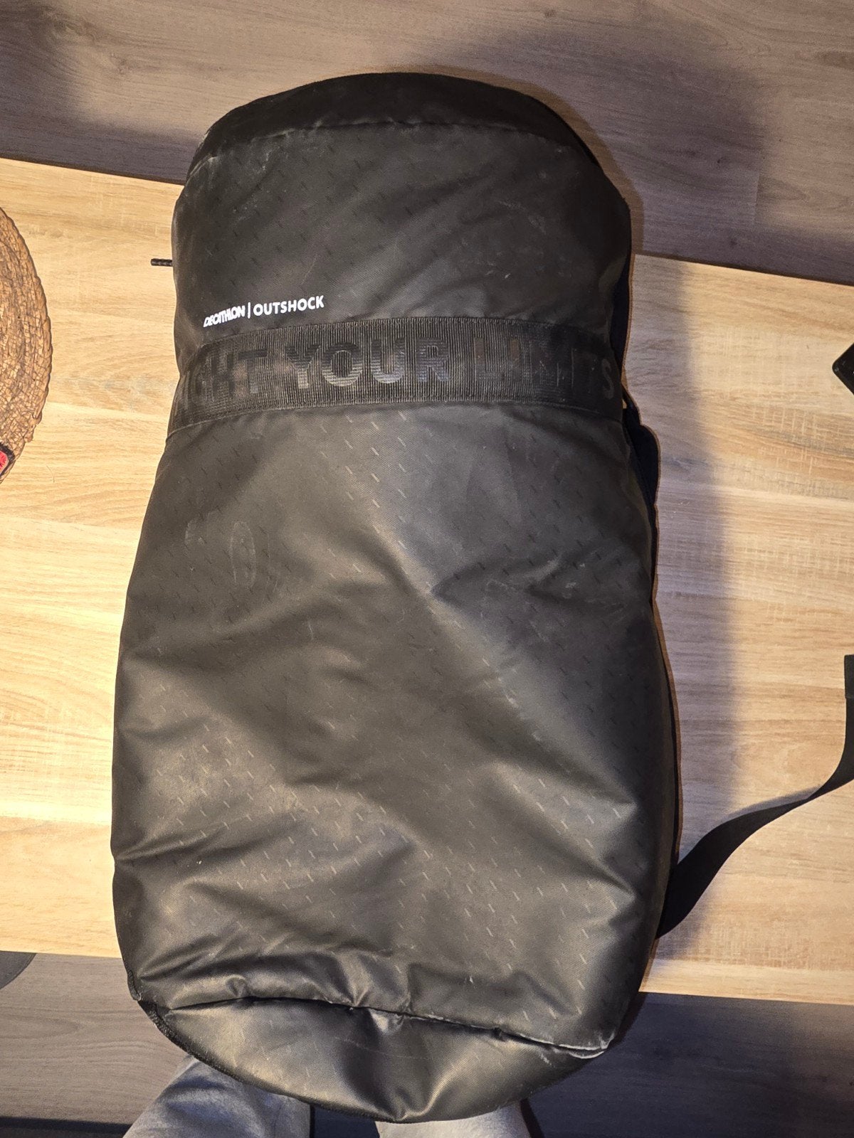 Outshock 60L sporttas / reistas - Zwart, Ophalen of Verzenden