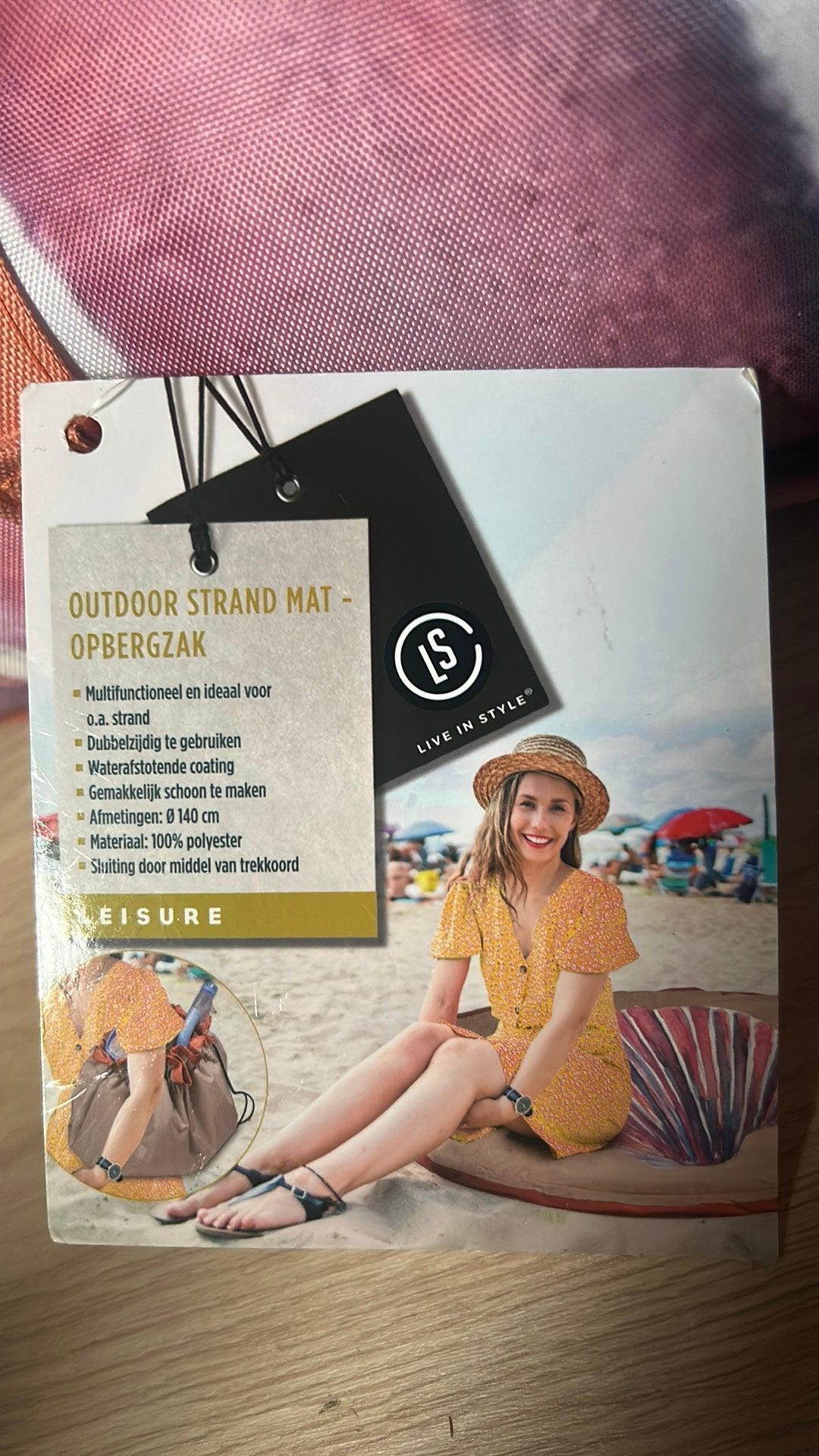 Outdoor strandmat - opbergtas, Ophalen of Verzenden, Nieuw