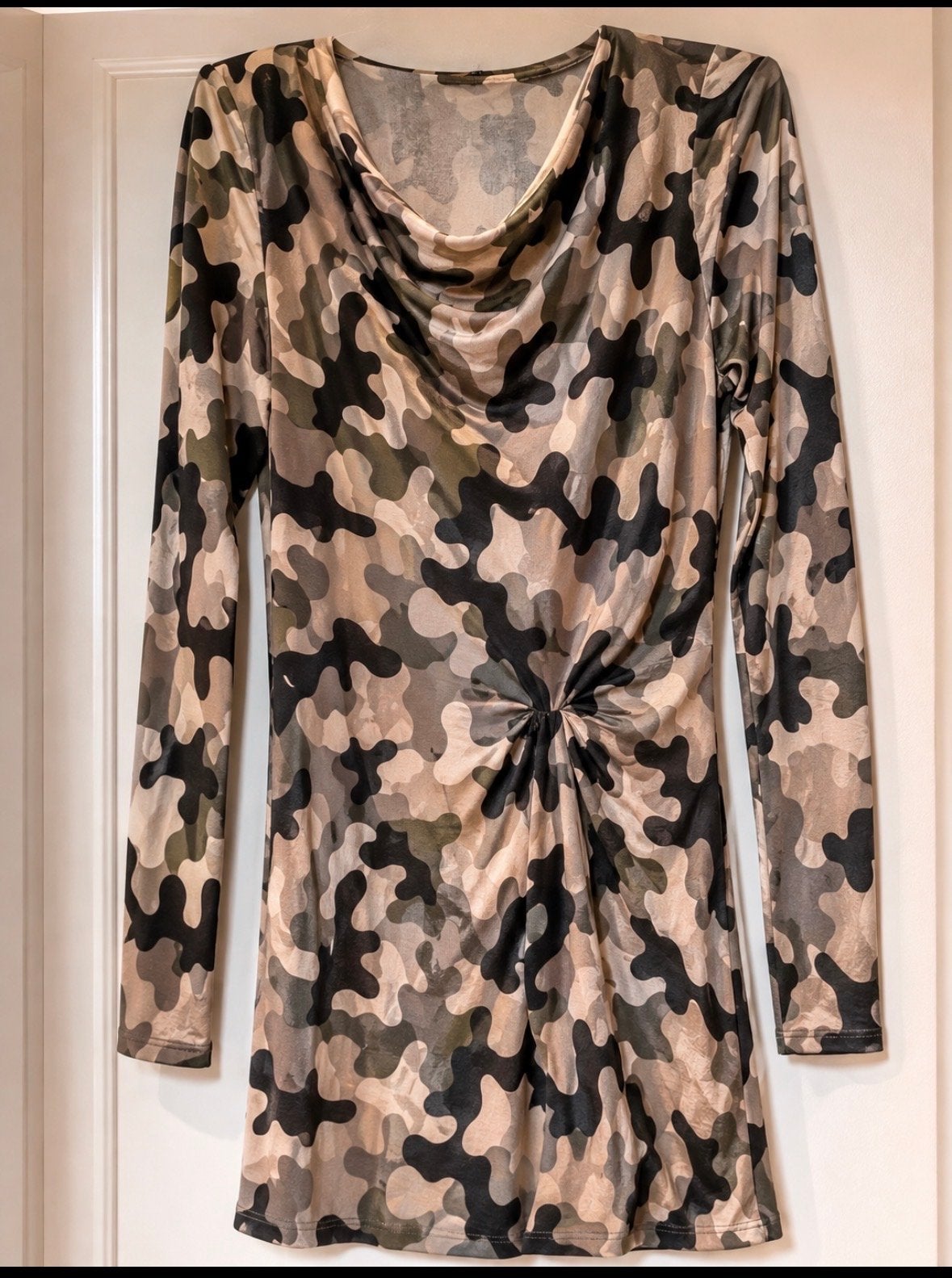 Zara Jurk Maat 40 Camouflage Print, Ophalen of Verzenden, Zo goed als nieuw, Maat 38/40 (M), Meerkleurig