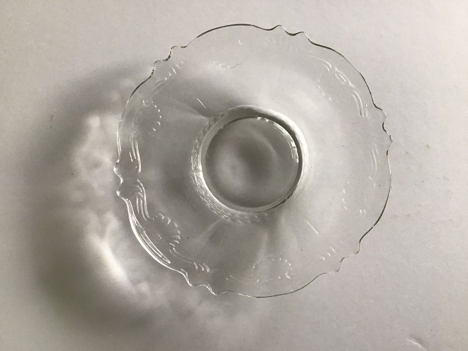 6 bordjes persglas, Ophalen of Verzenden, Zo goed als nieuw, Rond, Glas