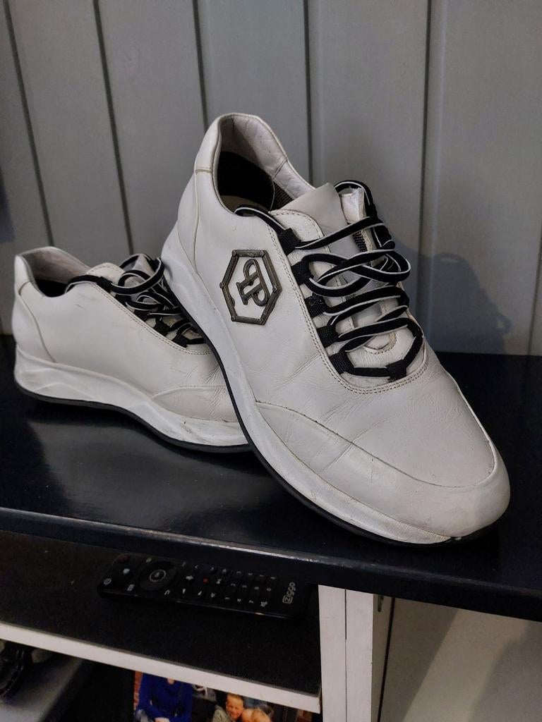 PHILIPP PLEIN SNEAKERS MT 42, Wit, Ophalen of Verzenden, Philipp Plein, Sneakers of Gympen
