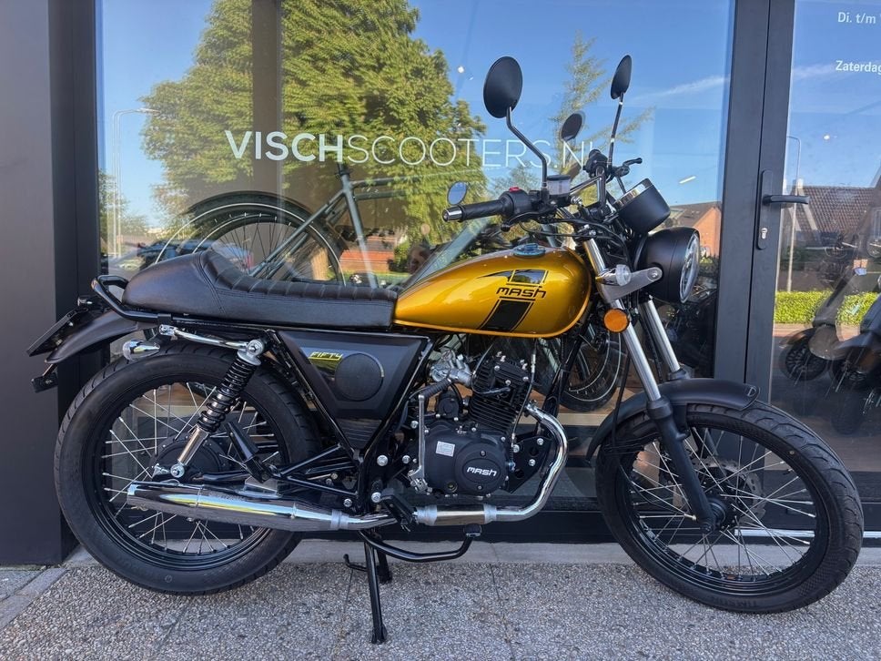 Mash Fifty 50 | Brommer | Yellow Gold | 4T | Op Voorraad, MASH, Onbekend, Onbekend, Mash