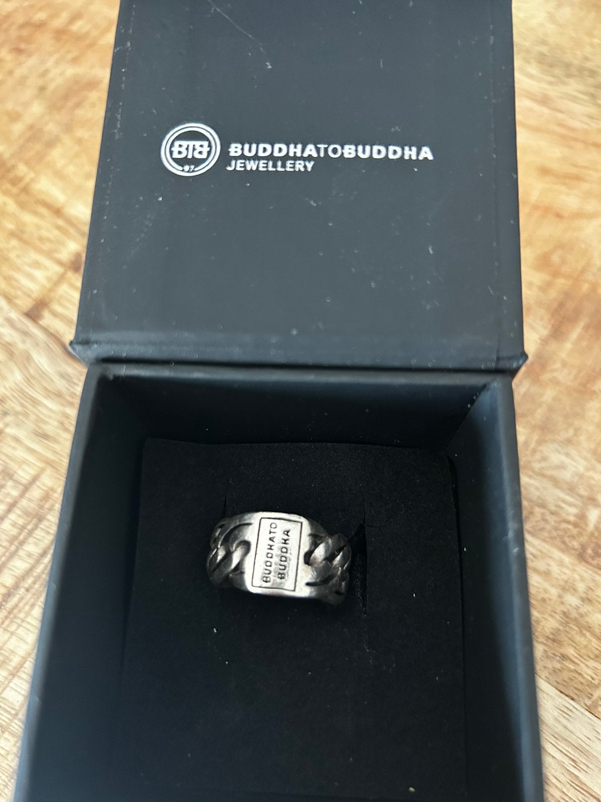 Buddha to Buddha Nathalie ring 19 mm, Ophalen, Zo goed als nieuw, Zilver, Dame of Heer