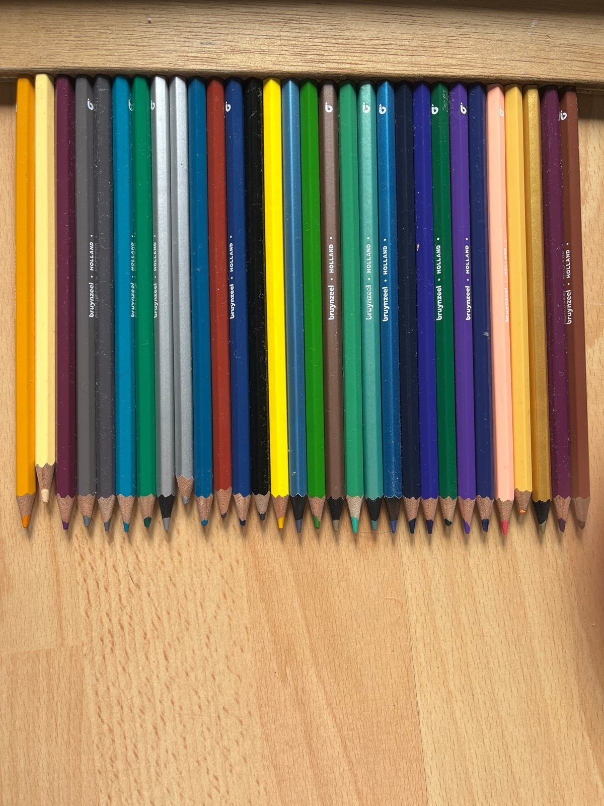 Bruynzeel kleurpotloden set - diverse kleuren, Hobby en Vrije tijd, Ophalen of Verzenden, Gebruikt, Potlood of Stift