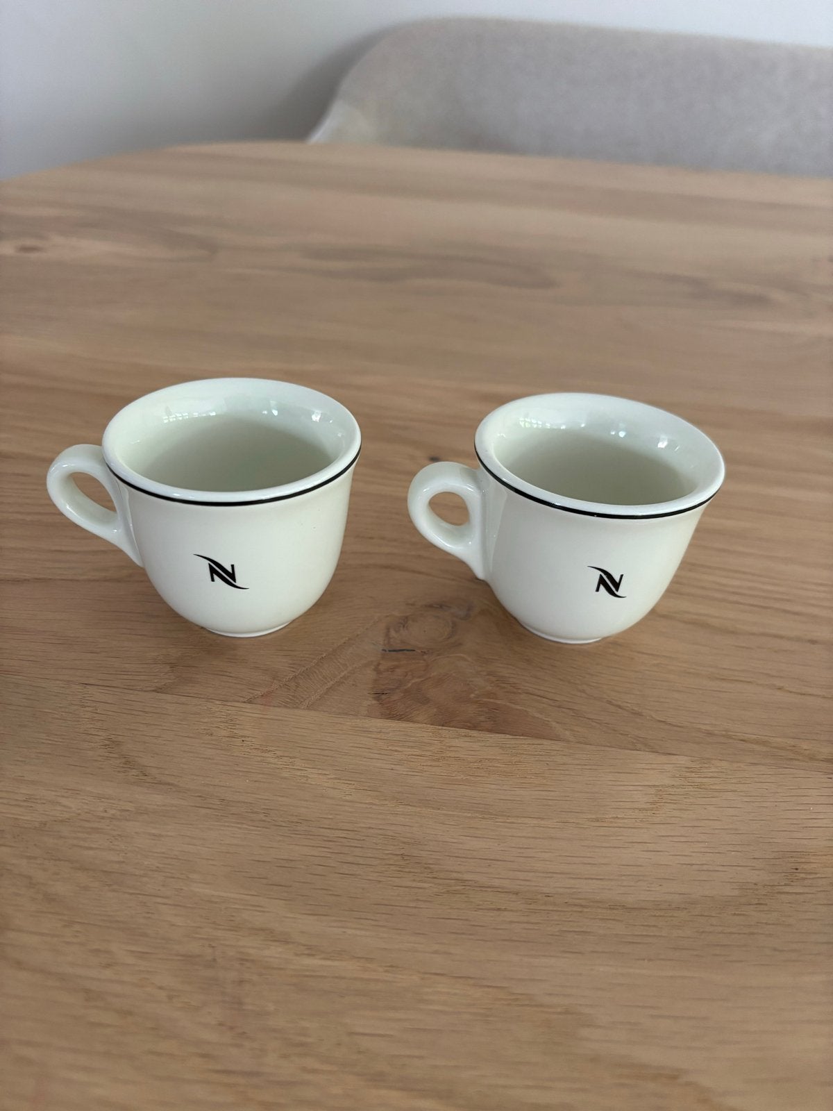 Nespresso espresso kopjes - Set van 2, Overige merken, Keramiek, Nieuw, Ophalen of Verzenden
