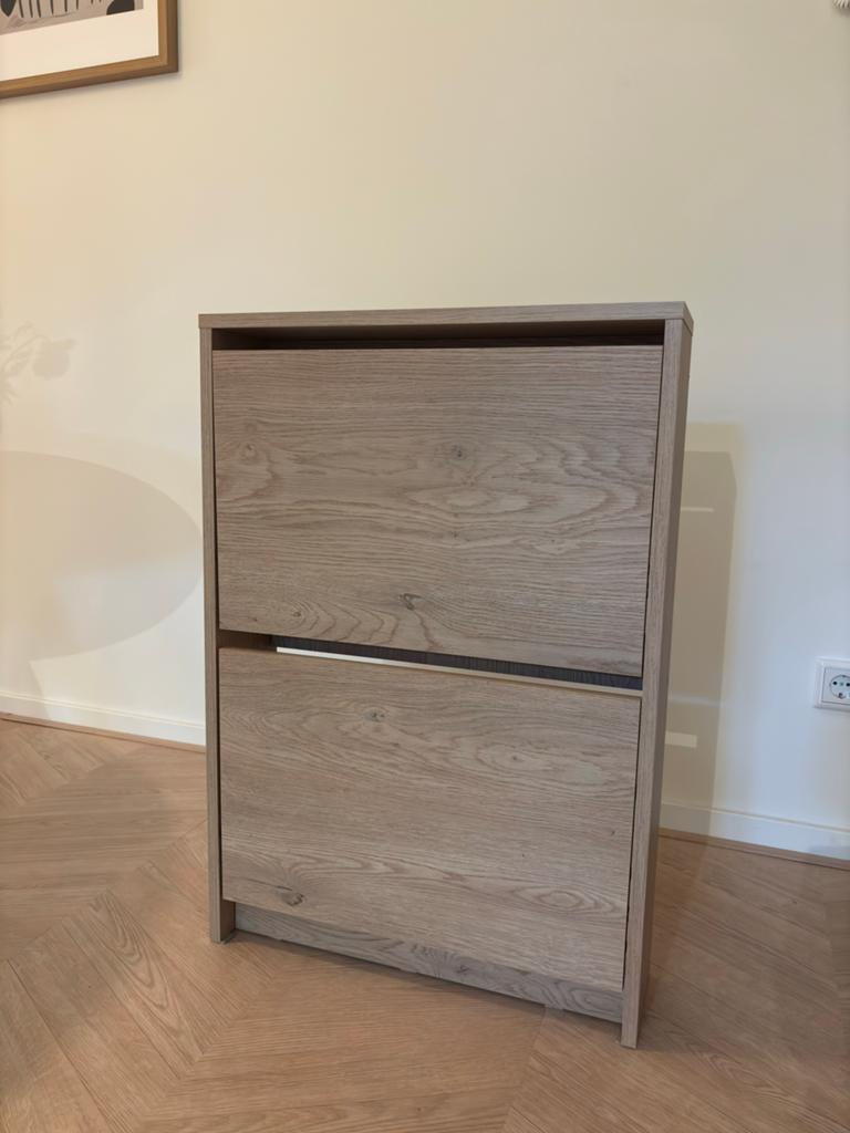 Schoenenkast voor 4 paar schoenen - Houtlook, Huis en Inrichting, Kasten | Schoenenkasten, Ophalen, Zo goed als nieuw