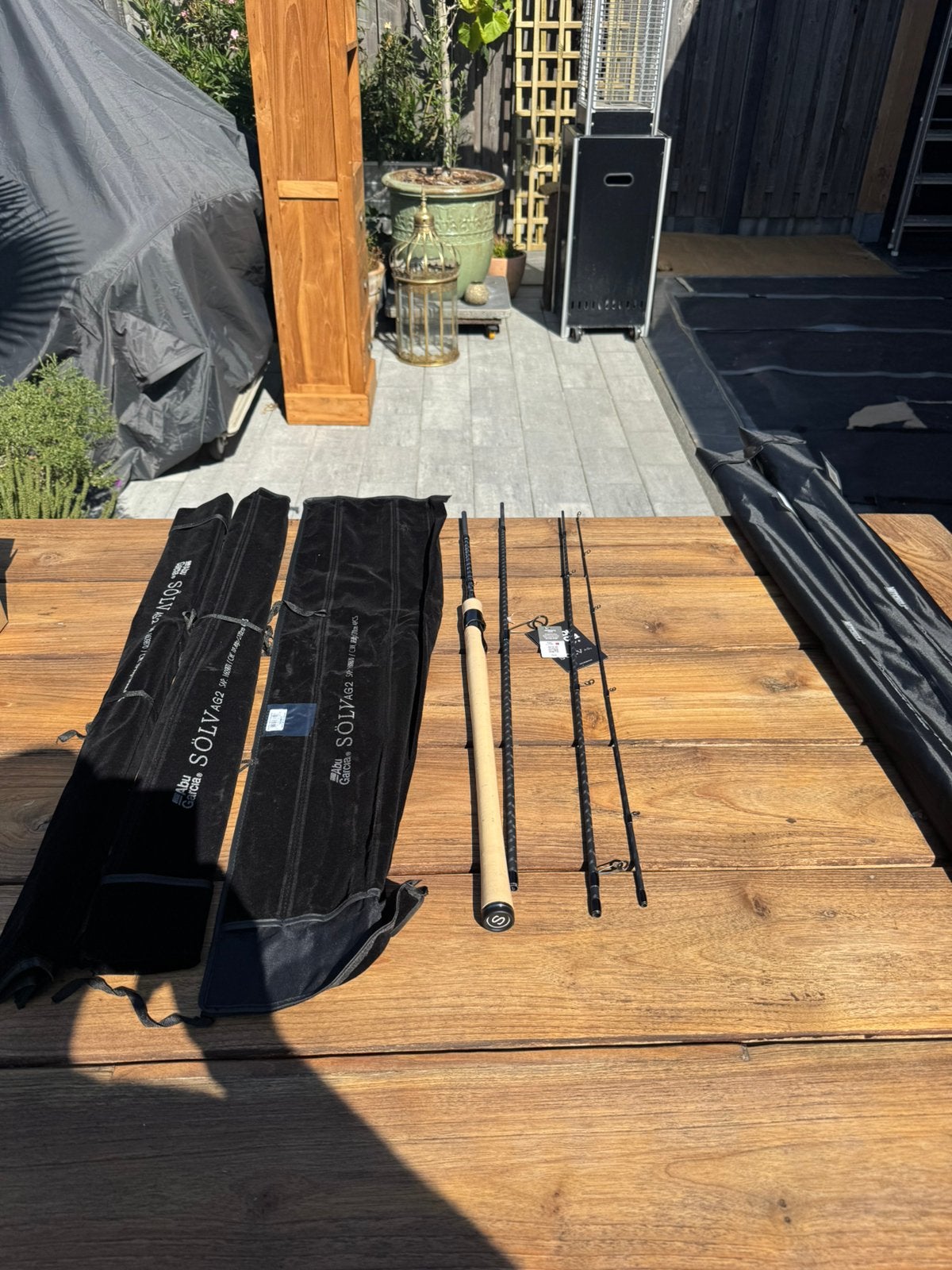 nieuwe abu garcia solv ag2 travel reishengels 2,7m 10-30 gr, Ophalen of Verzenden, Nieuw, Werphengel