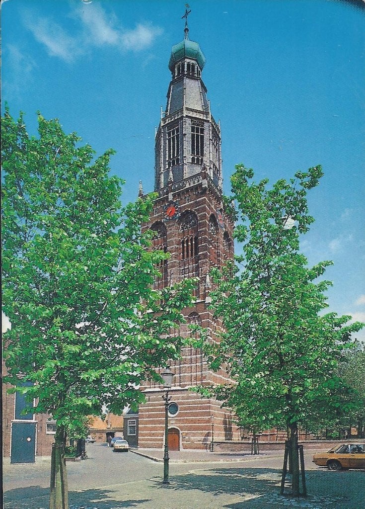 Enkhuizen zuidertoren ongelopen ansichtkaart ( a1639), Verzamelen, Ophalen of Verzenden, 1980 tot heden, Ongelopen, Noord-Holland