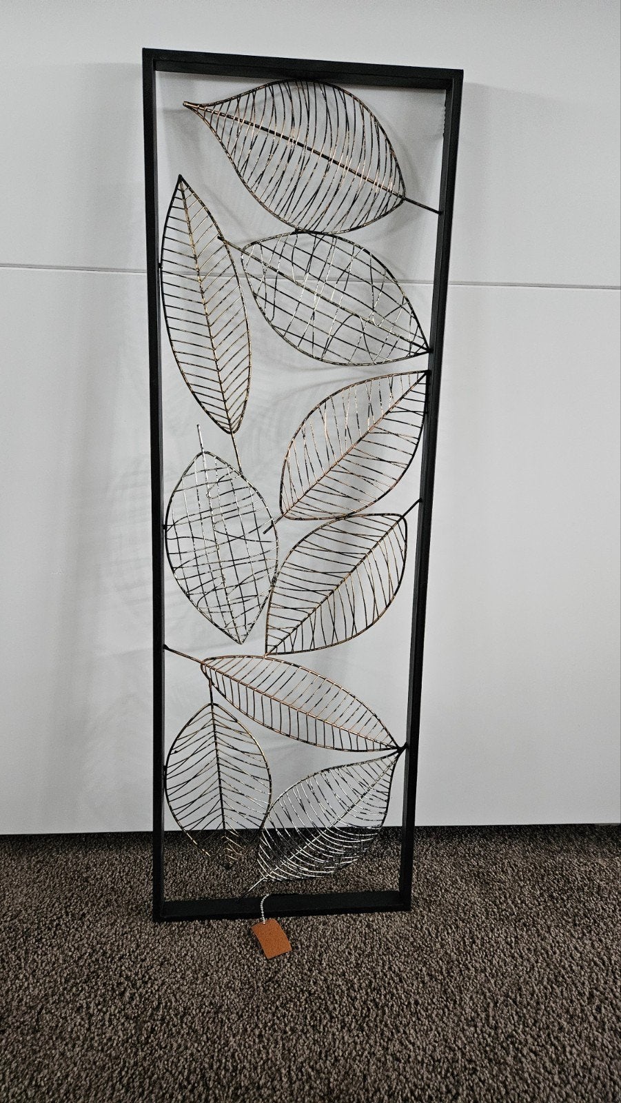 Coco Maison Wanddecoratie Bladeren Metaal Zwart/Goud, Metaal, Zwart, Ophalen of Verzenden, Zo goed als nieuw