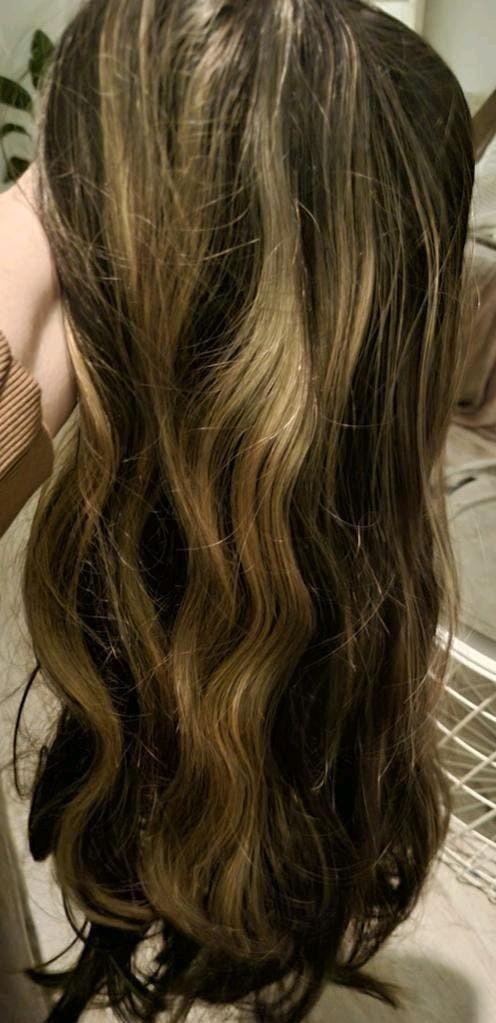 Lace-wig,  bruin/blond 13×4, Ophalen of Verzenden, Nieuw, Pruik of Haarverlenging