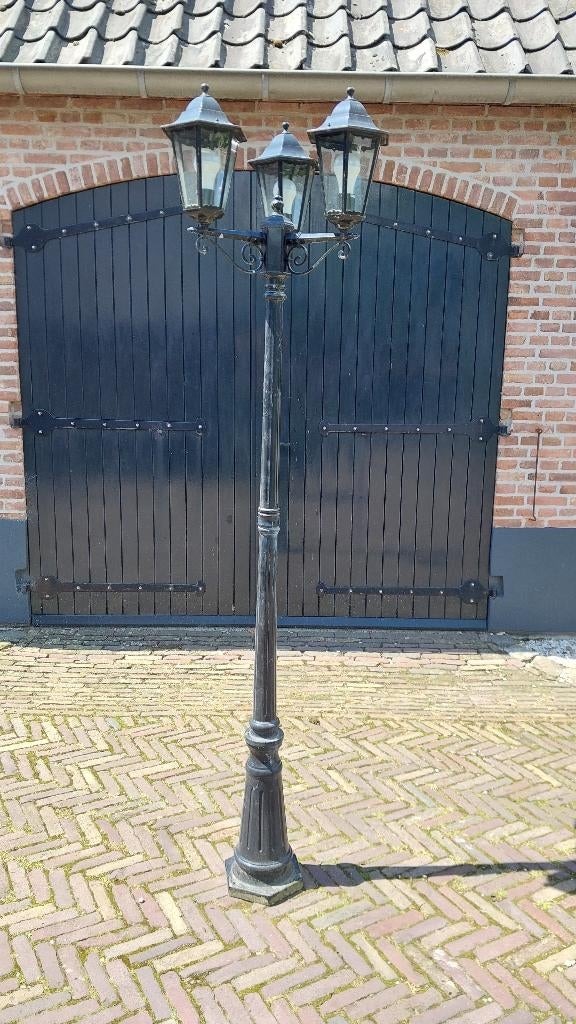 tuinverlichting armatuur met 3 kelken, Ophalen, Gebruikt, Minder dan 50 watt, Staande lamp