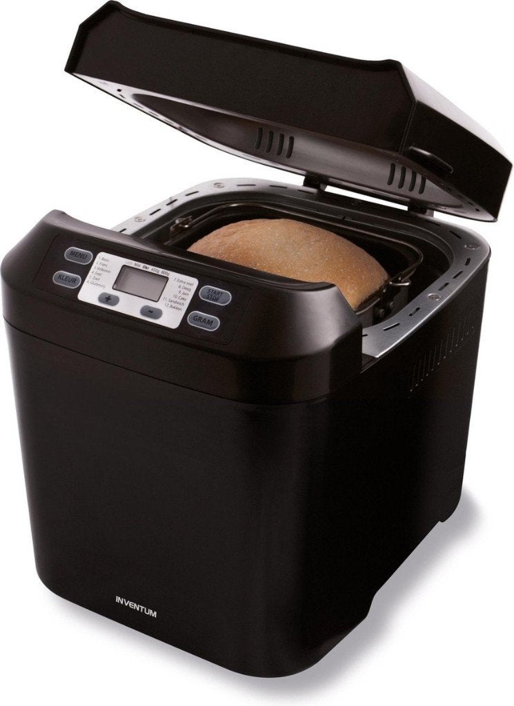 Inventum BM55 broodbakmachine (glutenvrij), ZONDER deeghaak, Witgoed en Apparatuur, Met timer, Ophalen of Verzenden, Zo goed als nieuw