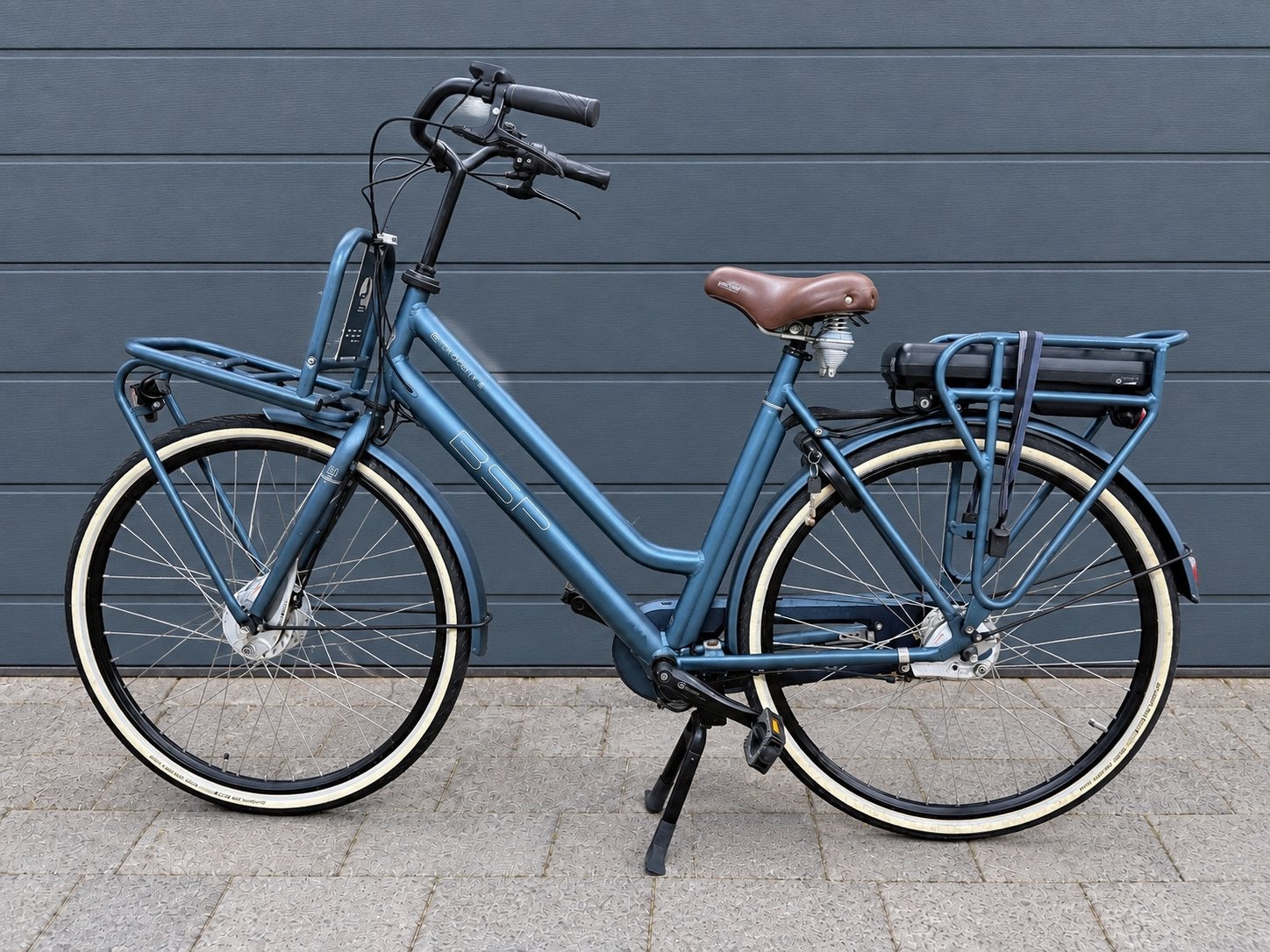 BSP METROPOLIS E bikeelektrische damesfiets- nieuw accu691Wh, Versnellingen, 56 cm of meer, Zo goed als nieuw, Trommelrem
