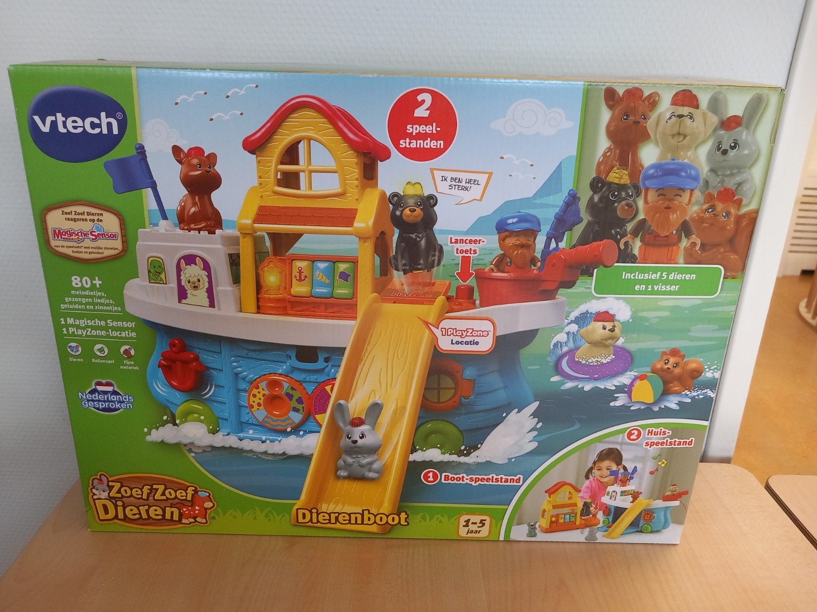 VTech Zoef Zoef Dieren Dierenboot - Interactief Speelgoed, Kinderen en Baby's, Speelgoed | Vtech, Ophalen of Verzenden, Nieuw