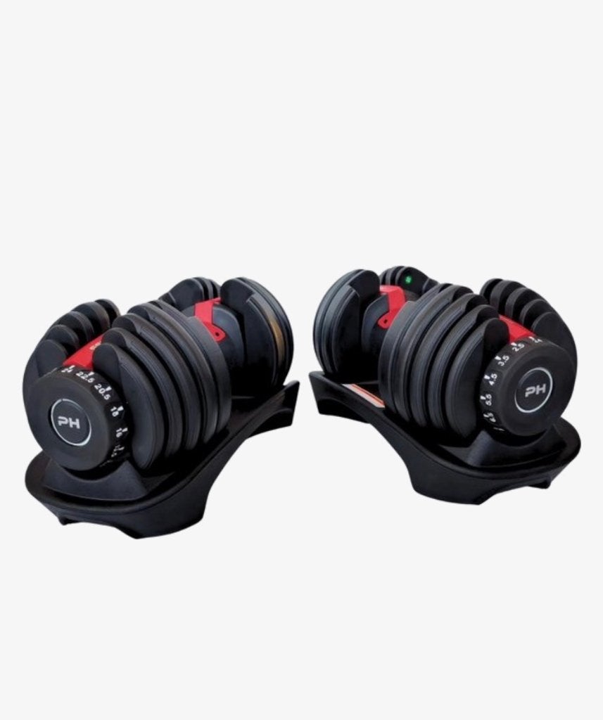 Verstelbare Dumbells + verstelbare fitnessbank., Sport en Fitness, Fitnessmaterialen, Ophalen, Nieuw, Rug, Fitnessbank