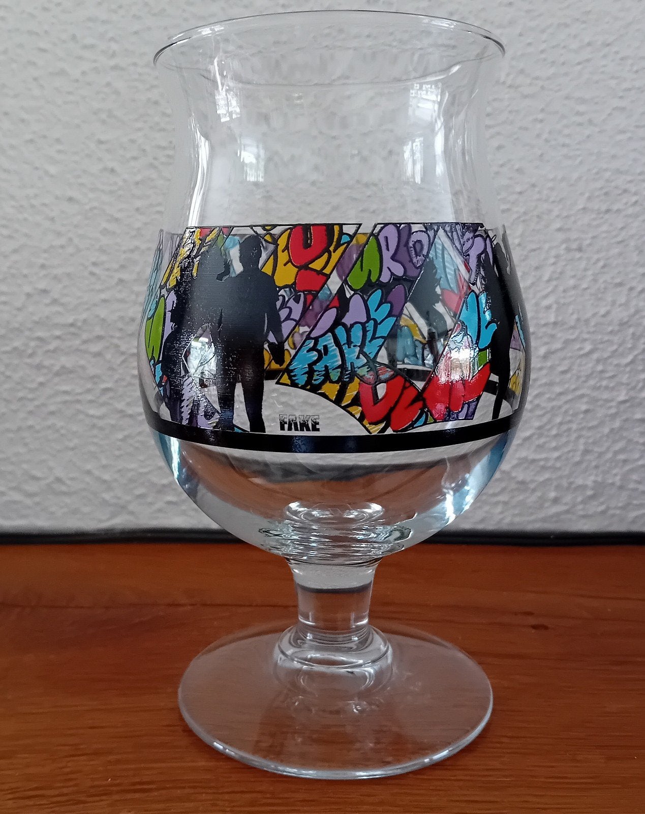 Duvel bierglas "I am Fake" limited edition, Antiek en Kunst, Ophalen of Verzenden