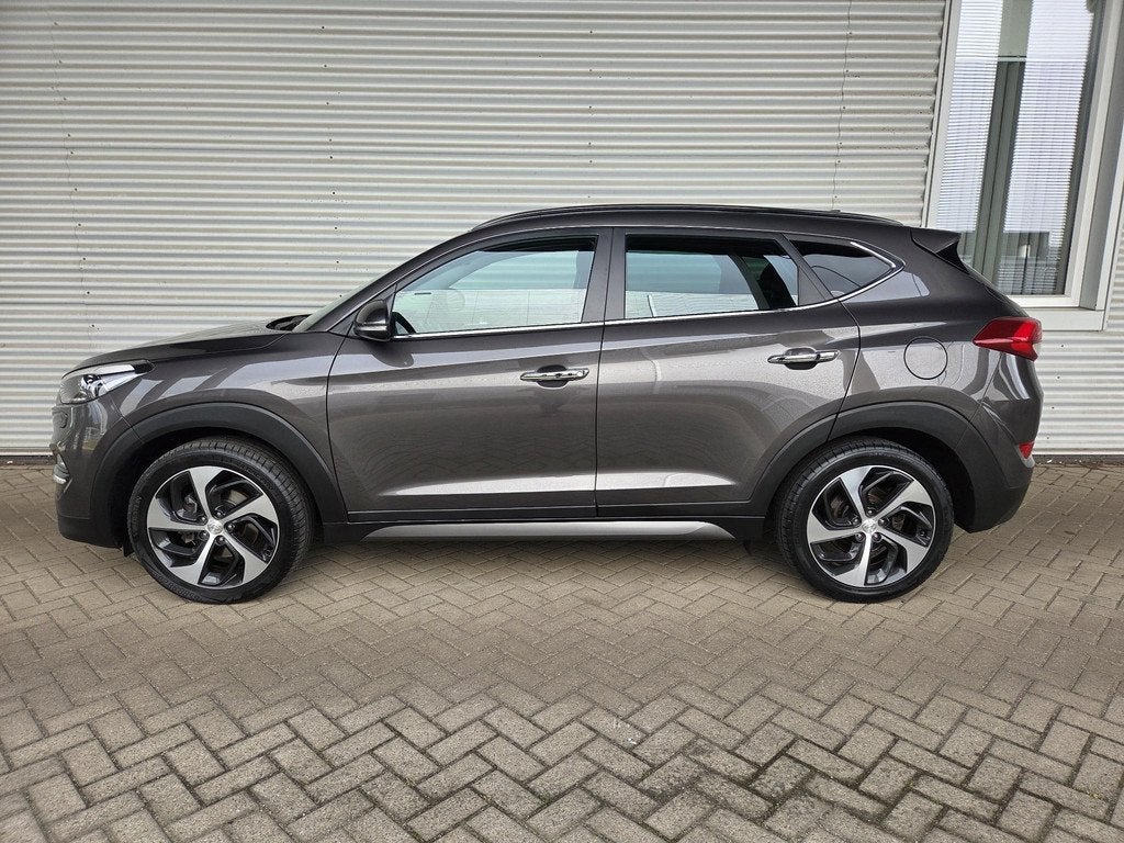 Hyundai Tucson 1.6 T-GDi Premium, Auto's, Hyundai, Voorwielaandrijving, Gebruikt, 4 cilinders, Bruin