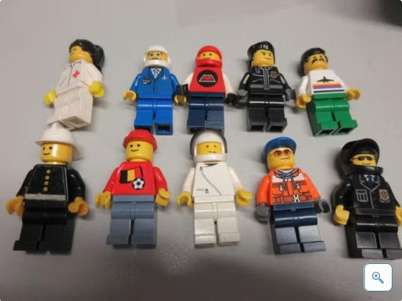 nr. 8833, 10 Lego poppetjes., Ophalen of Verzenden, Gebruikt, Complete set, Lego