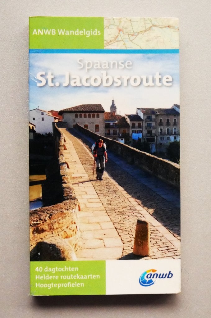ANWB wandelgids - Spaanse St. Jacobsroute, Europa, Ophalen of Verzenden, Zo goed als nieuw, Campinggids