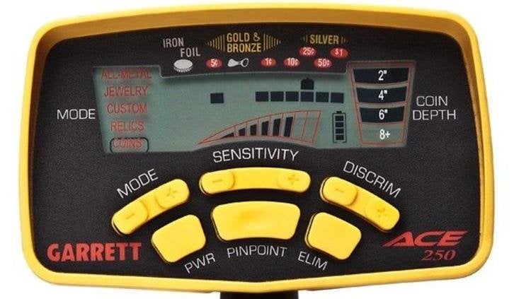 Garrett Ace 250 metaaldetector met Pinpointfunctie!, Hobby en Vrije tijd, Metaaldetectors, Garrett, Tolhusleane 1, 8401GA Gorredijk