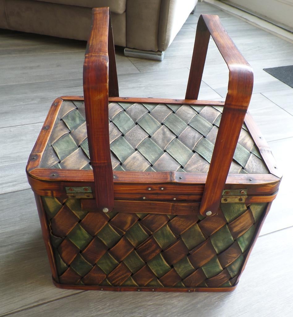 Picknickmand, Ophalen of Verzenden, Zo goed als nieuw