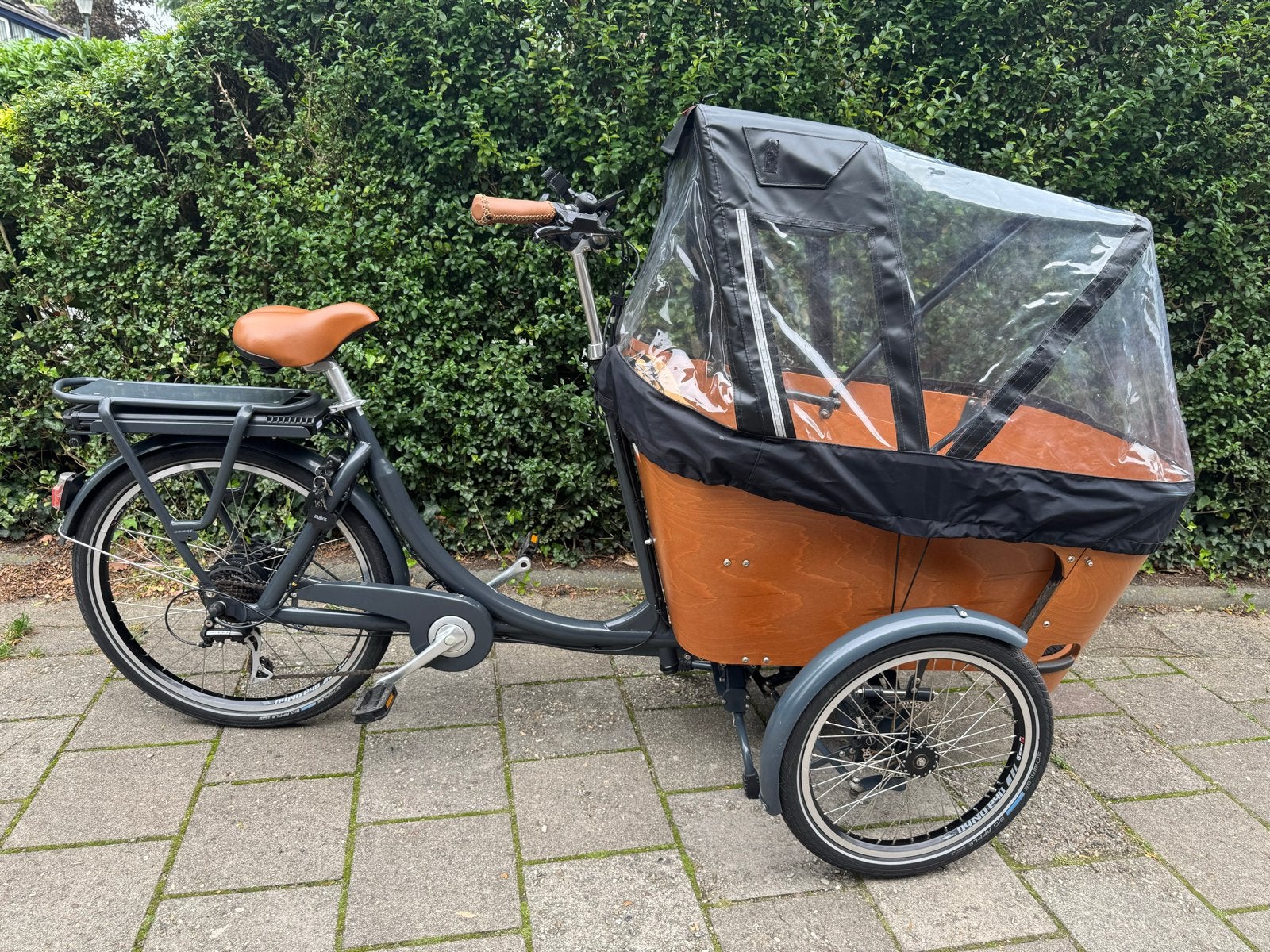 Babboe Maxi carve Bakfiets met Regentent - Zo goed als nieuw, Zo goed als nieuw, 2 kinderen, Elektrisch, Schijfrem