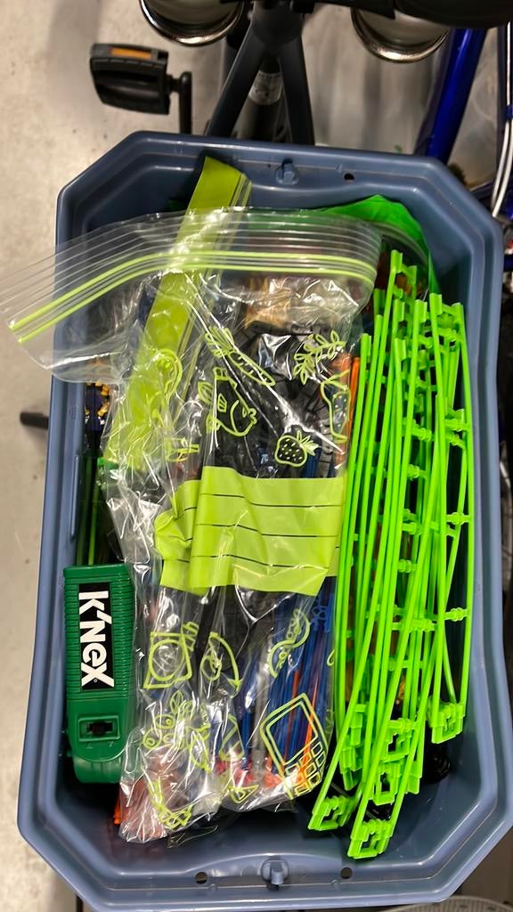 Knex achtbaan en andere knex onderdelen, Ophalen of Verzenden, Gebruikt, K'nex